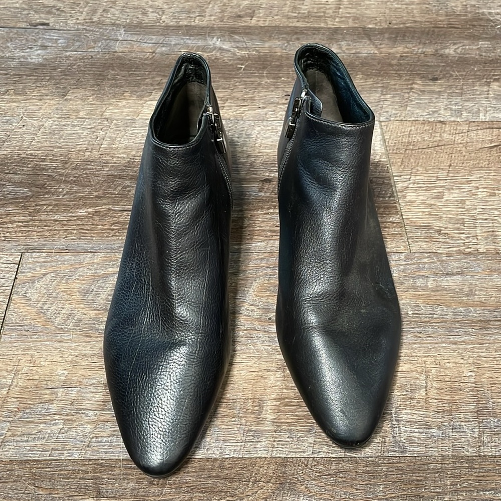 Vintage Prada leather ankle kitten heel booties boots - Picture 3 of 12